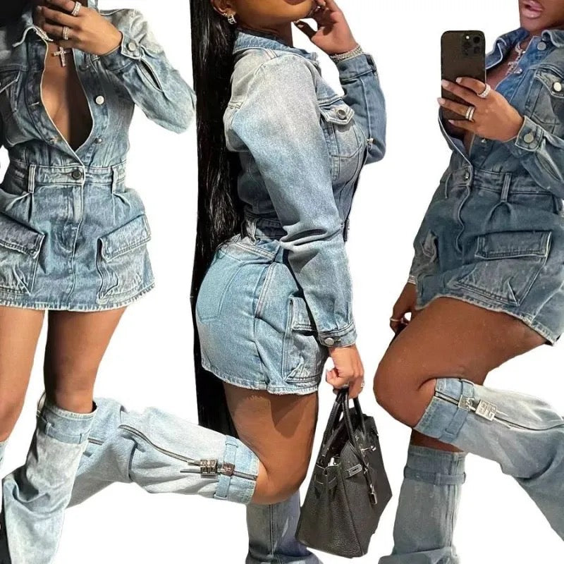 TRAJE SET MAHON CON SU COVER DE ZAPATOS